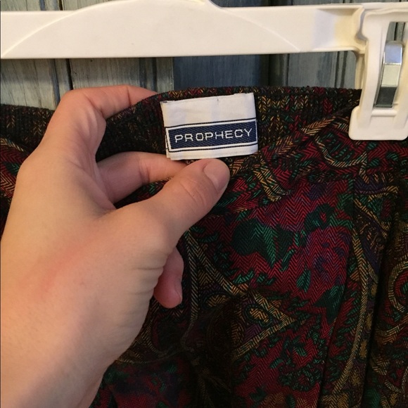 Vintage paisley skirt - Picture 2 of 3